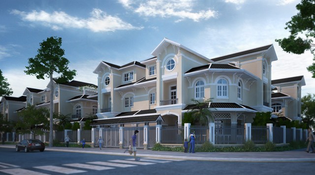 thiết kế nhà phố golden bay cam ranh
