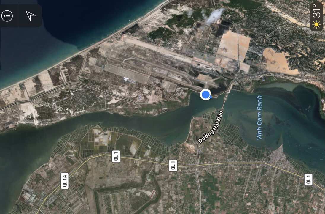 vị trí dự án cam ranh city gate