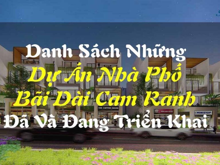 dự án nhà phố bãi dài