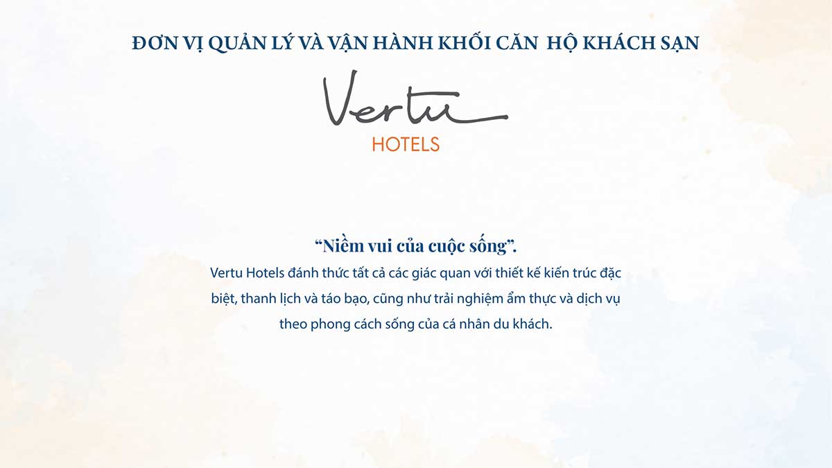 Đơn Vị Quản Lý Căn Hộ Khách Sạn Cam Ranh Bay - Vertu Hotels