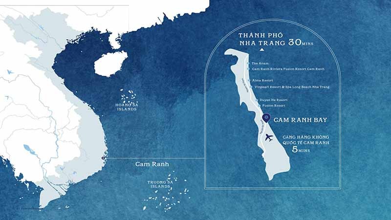Vị trí Cam Ranh Bay Resort