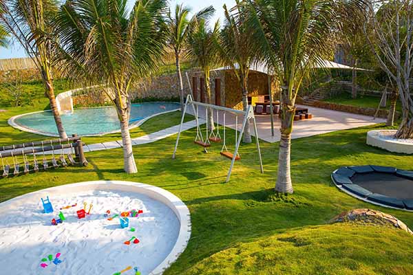 Các Vị Khách Nhí Sẽ được Thỏa Thích Vui đùa ở Khu Vui Chơi Ngoài Trời Của Fussion Resort