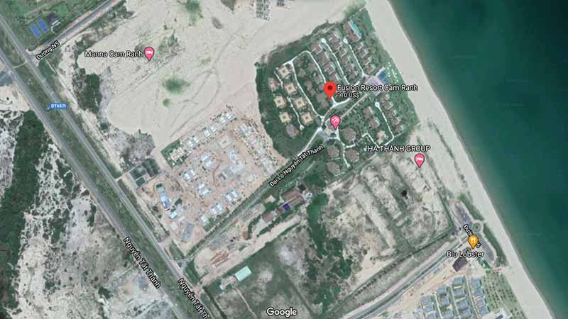 Vị Trí Fusion Resort Cam Ranh Trên Google Maps