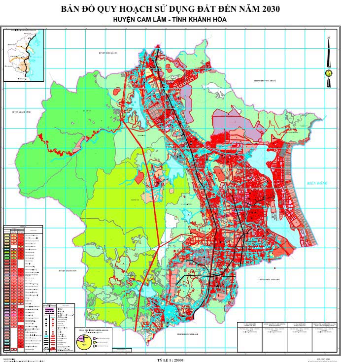 bản đồ quy hoạch sử dụng đất Cam Lâm đến năm 2030