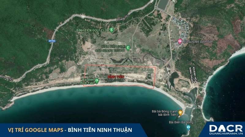 vị trí Bình Tiên trên google maps