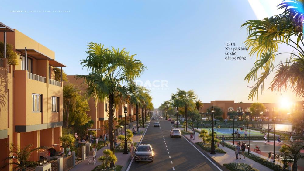 100% căn nhà đều có bãi đổ xe riêng