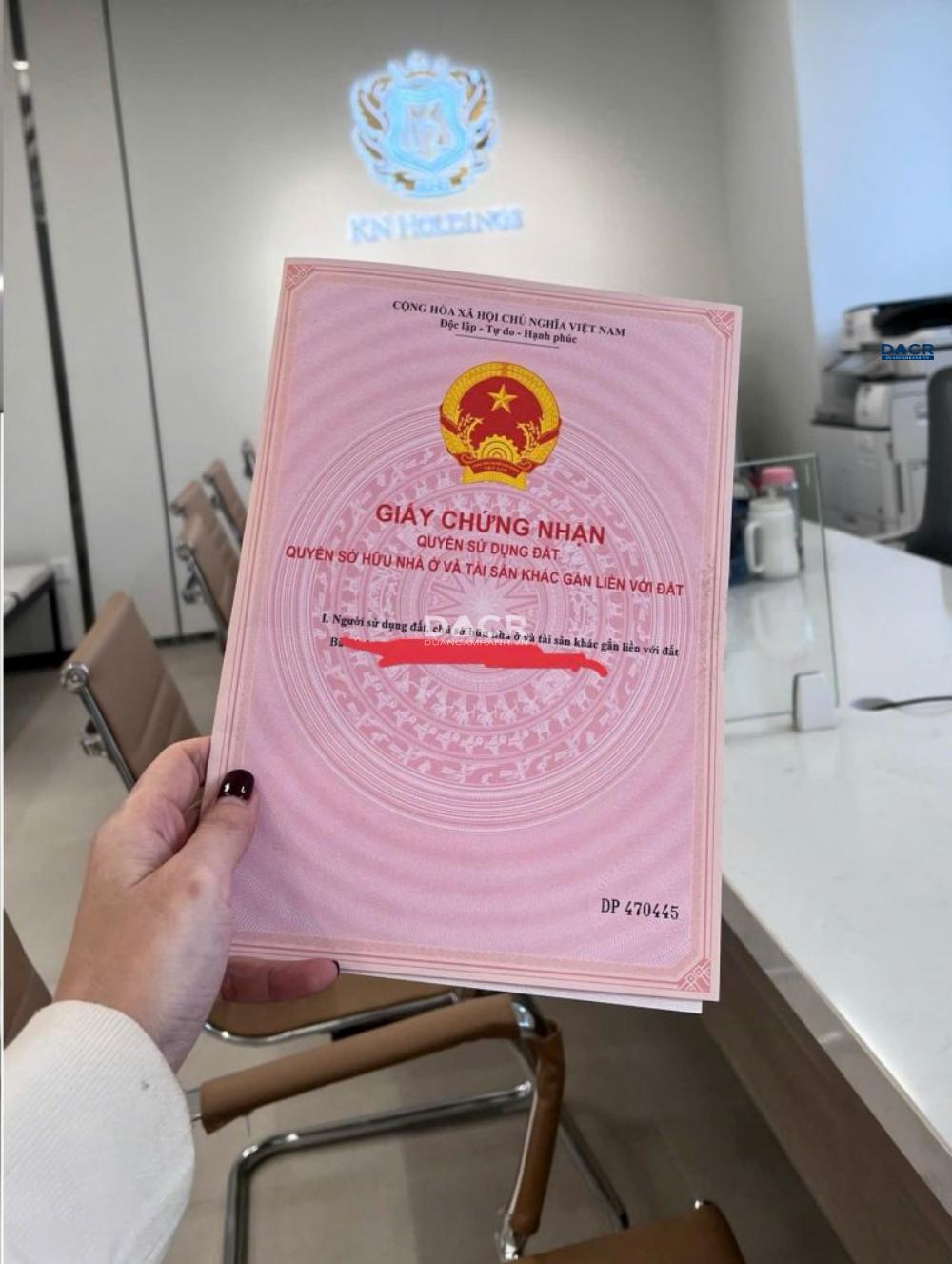 Sổ hồng từng căn sở hữu lâu dài tại Sông Town