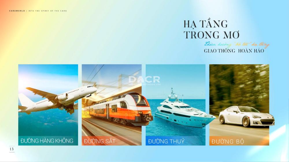 kết nối giao thông thuận lợi từ sông town