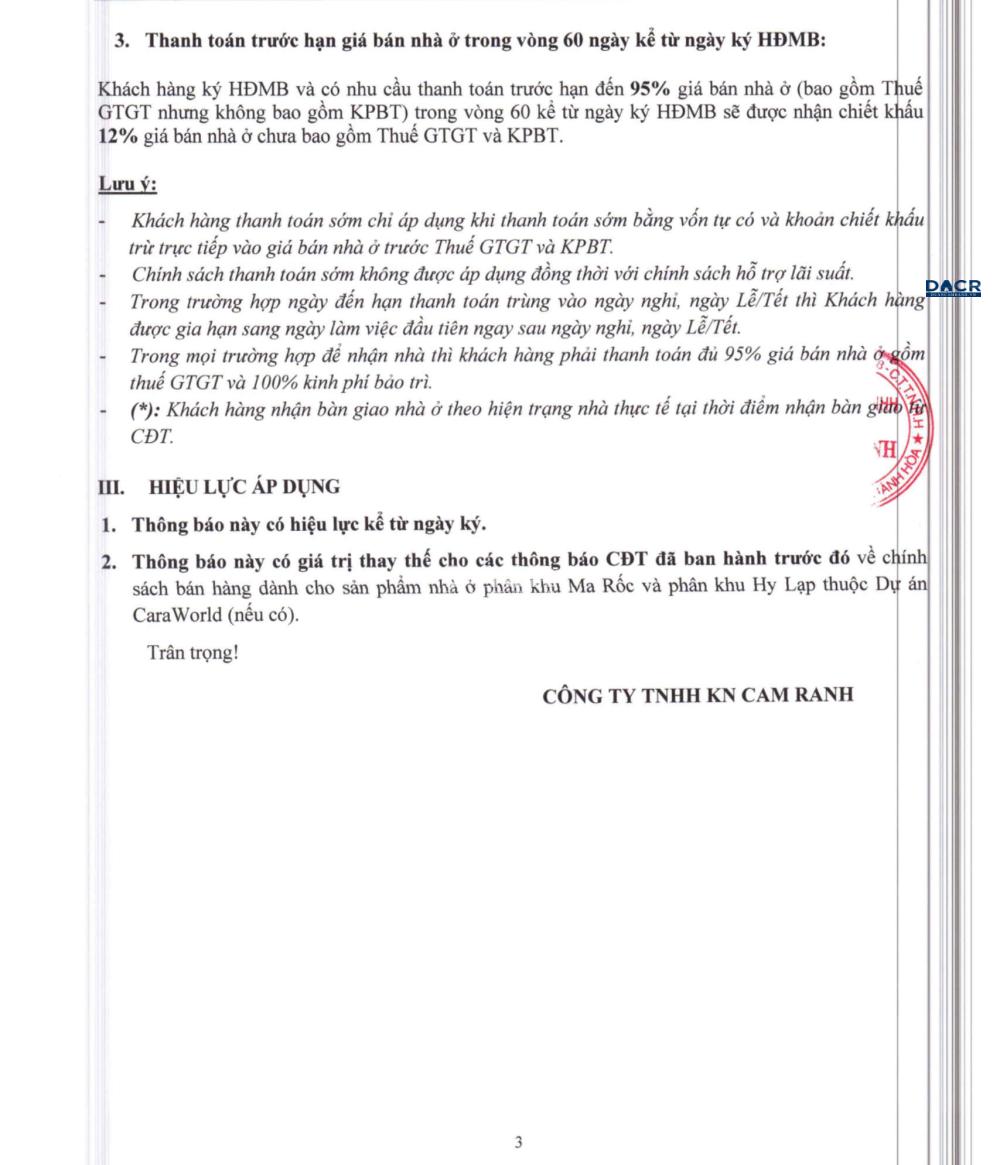 thanh toán nhanh khi mua nhà phố sông town