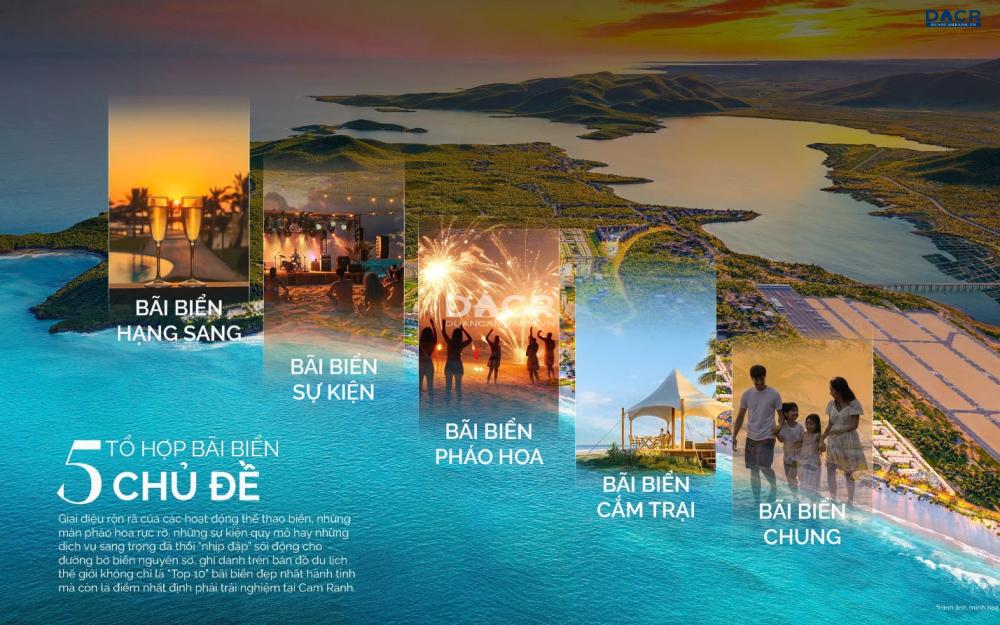 tổ hợp 5 bãi biển chủ đề