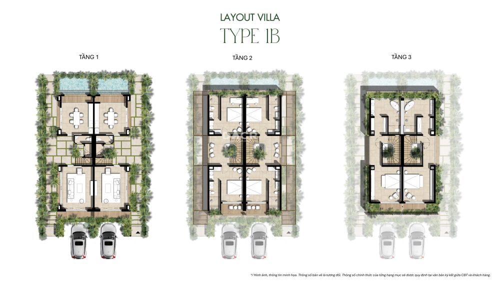 layout căn 1B tại la tien villa