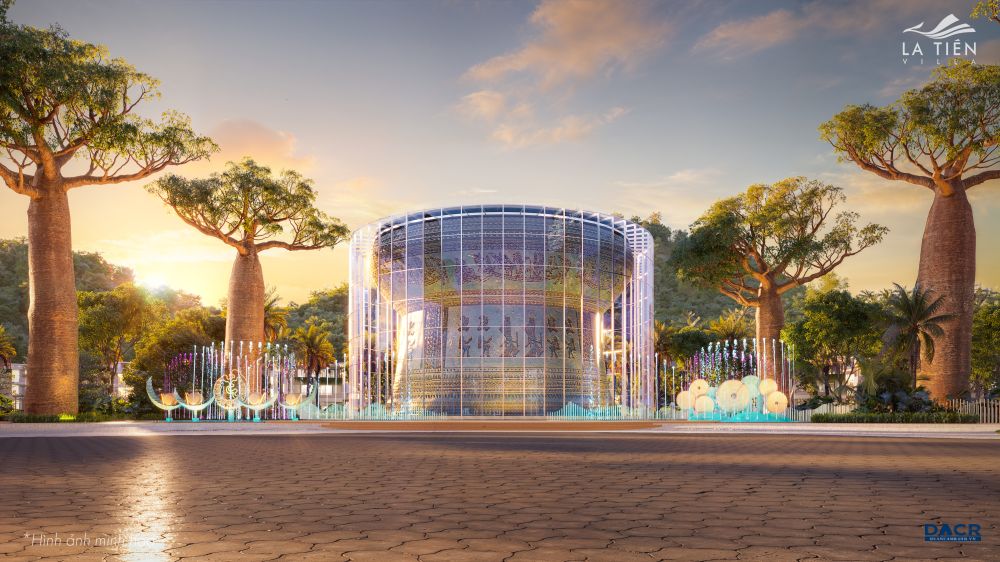 quảng trường trống đồng tiện ích la tiên villa nha trang