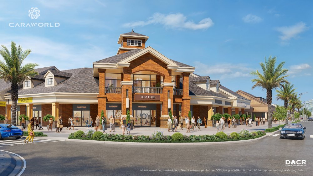 Đại Tiện ích Caraworld Cam Ranh làng Outlet-Không gian mua sắm