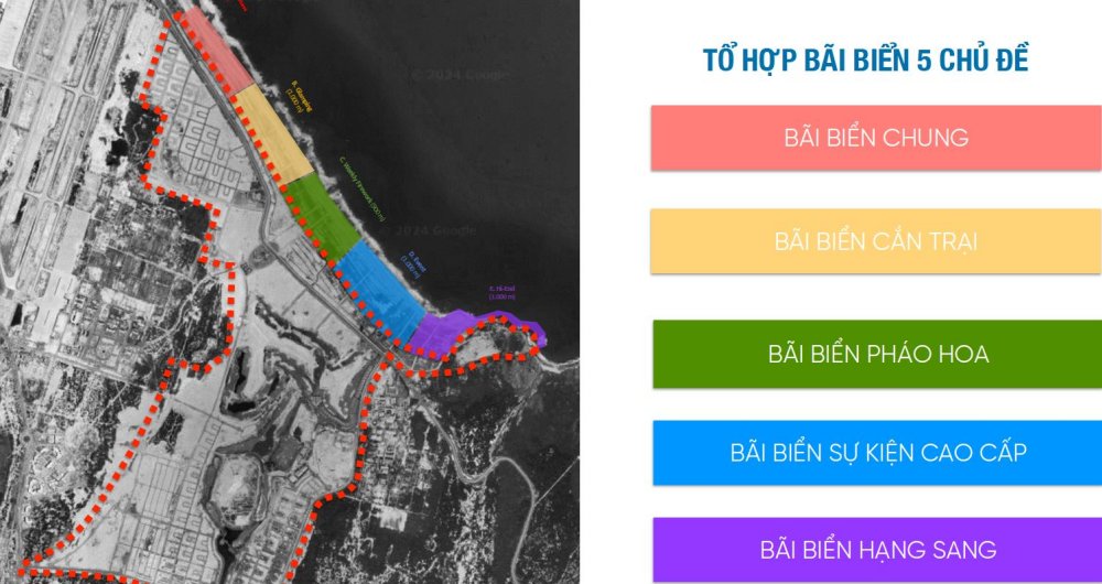 tiện ích Caraworld Cam ranh - 5 bãi biển chủ đề